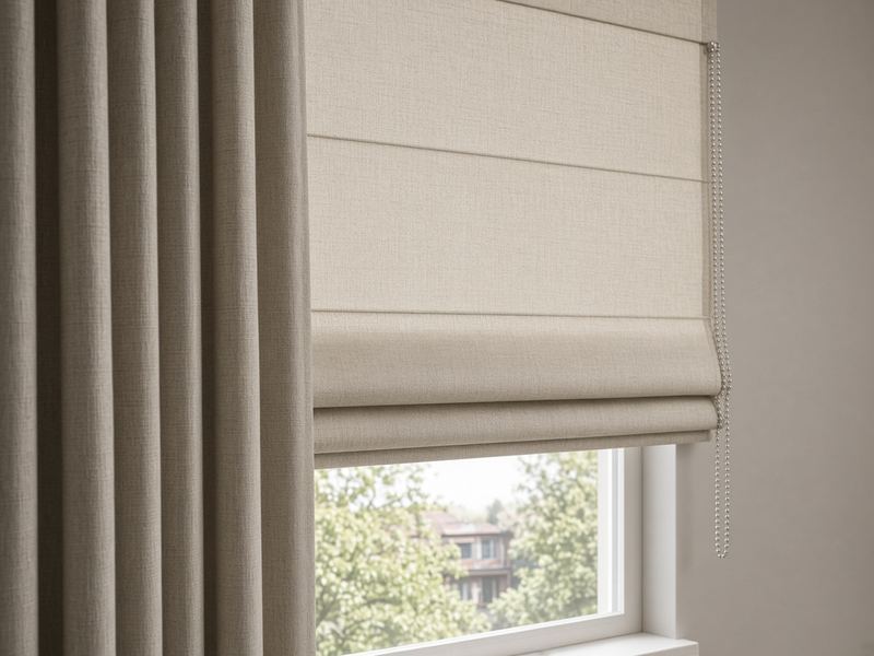 Roman blinds at Vividvilla Textiles